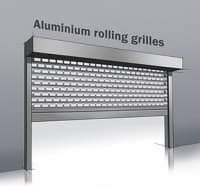 Aluminium rolling grilles